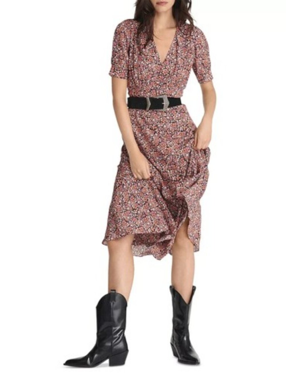 The Kooples Wild Flowers Midi Dress.